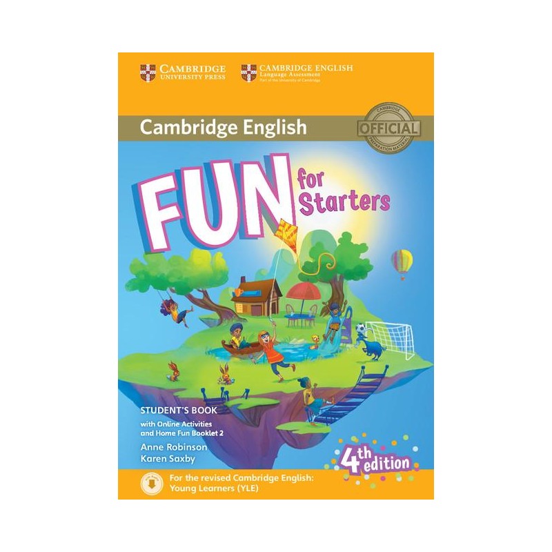 20 × Fun for Starters Student's Book with Online Activities with Audio and Home Fun Booklet 2 (Cambridge English)
