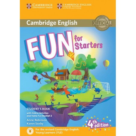 20 × Fun for Starters Student's Book with Online Activities with Audio and Home Fun Booklet 2 (Cambridge English)